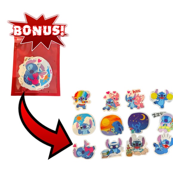 Stitch From Lilo & Stitch Cartoon Multi-compartment Insulated Backpack - Picture 8 of 13